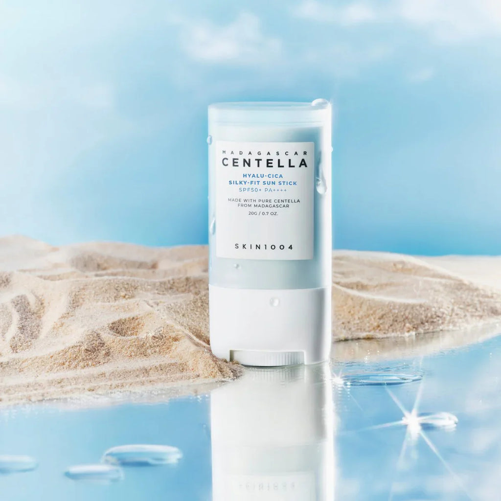 SKIN1004 Madagascar Centella Hyalu-Cica Silky-Fit Sun Stick SPF50+ PA++++ – Protector Solar en Barra con Centella Asiática y Ácido Hialurónico (20g)