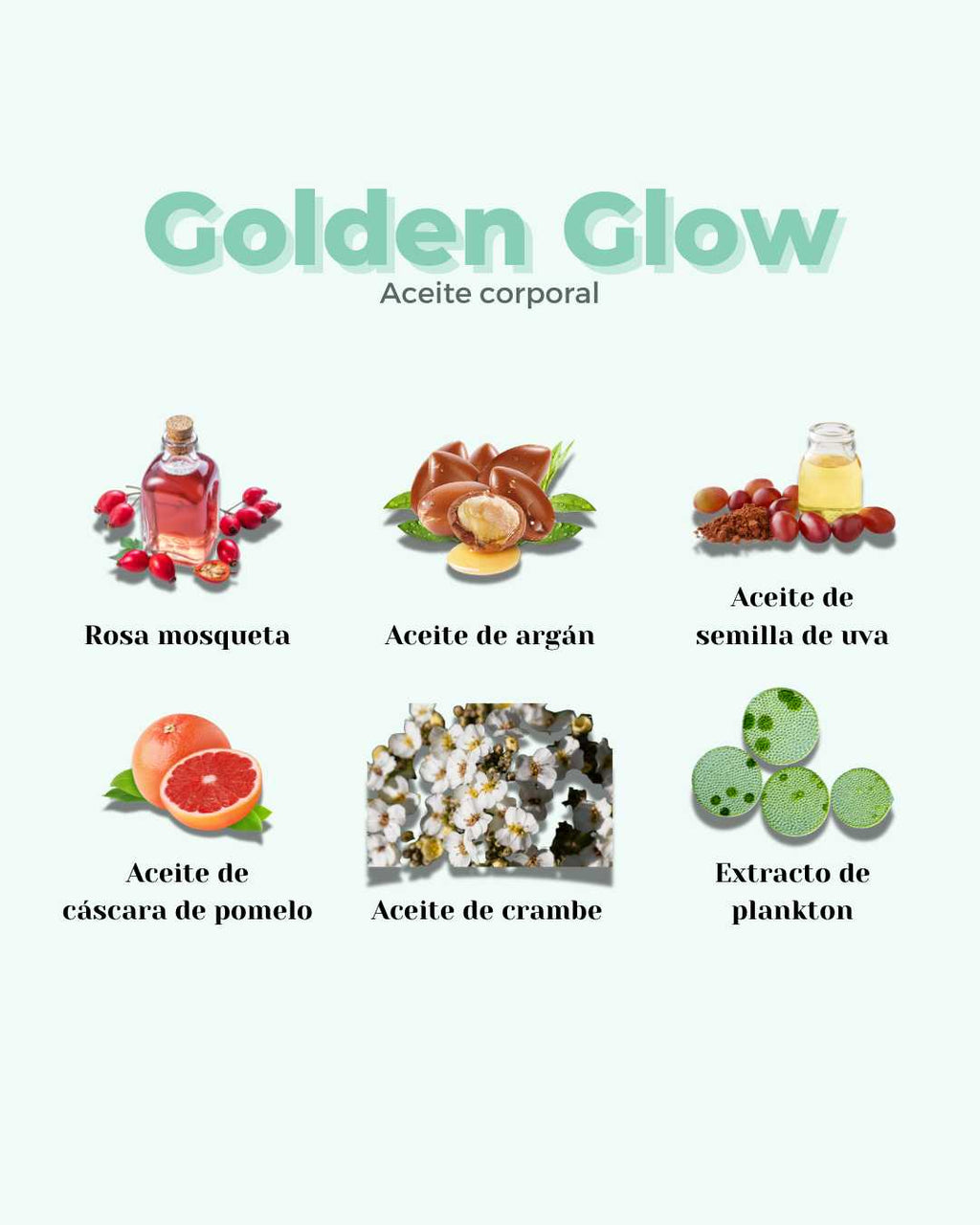 Aceite corporal Golden Glow