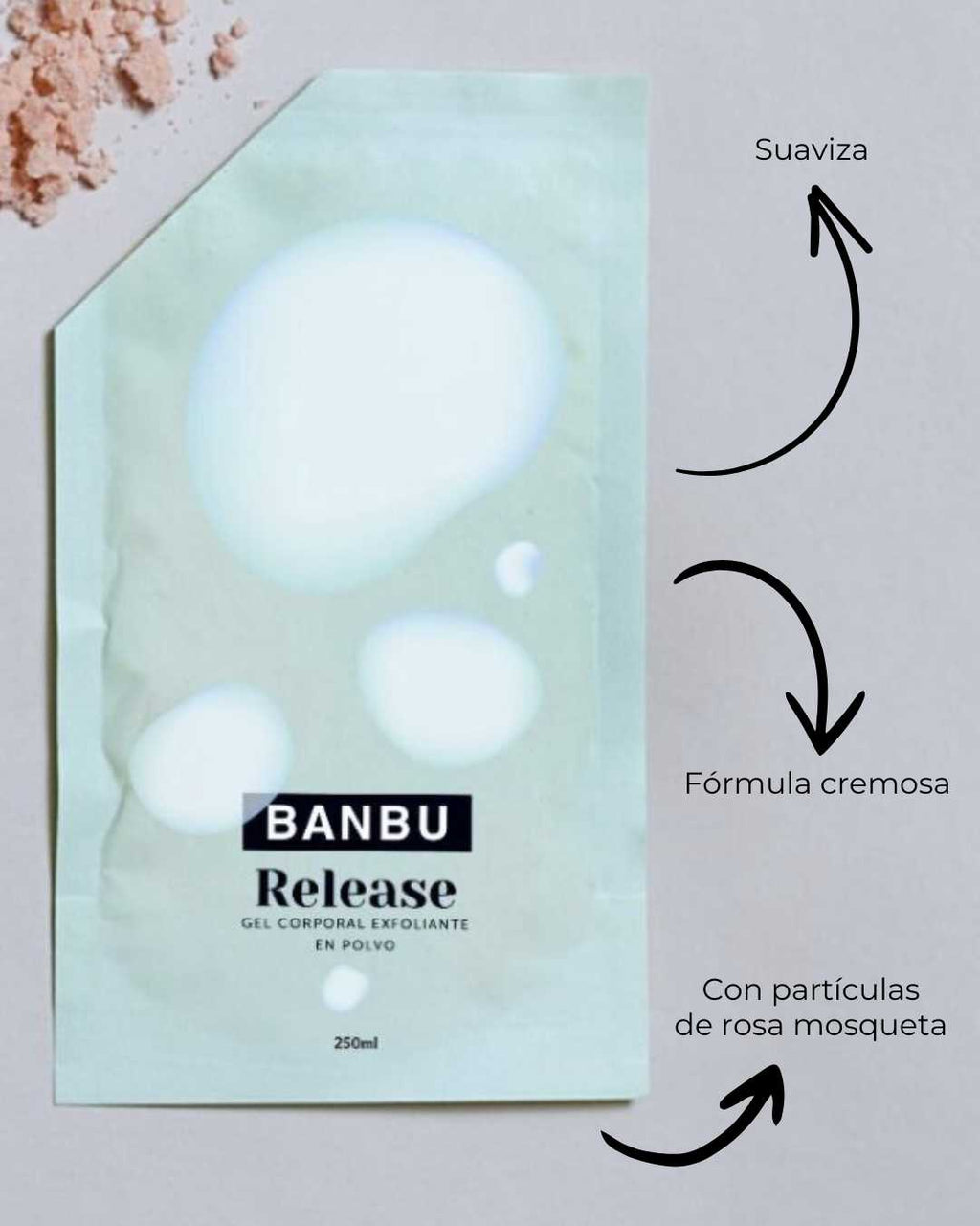 Gel de Ducha en Polvo ECO Exfoliante RELEASE