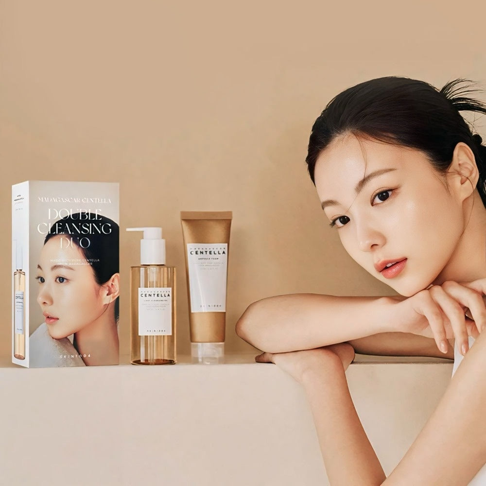 SKIN1004 Centella – Pack de Doble Limpieza Suave con Aceite + Espuma | Para Piel Sensible y Equilibrada