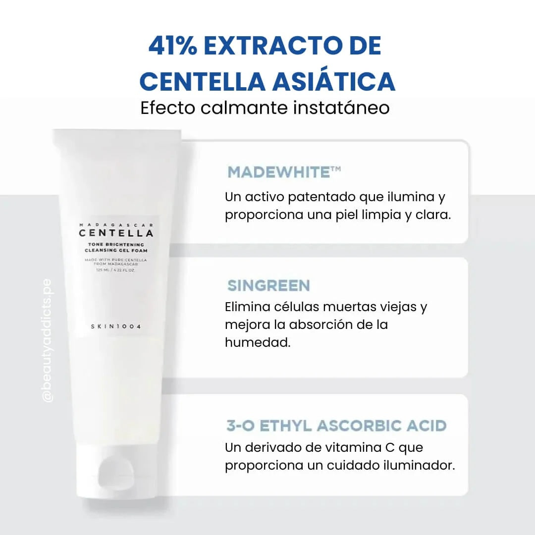 SKIN1004 Centella – Gel Limpiador Iluminador para el Rostro 125 ml
