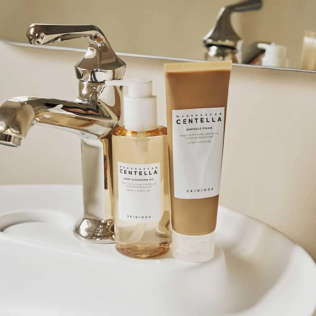 SKIN1004 Centella – Pack de Doble Limpieza Suave con Aceite + Espuma | Para Piel Sensible y Equilibrada