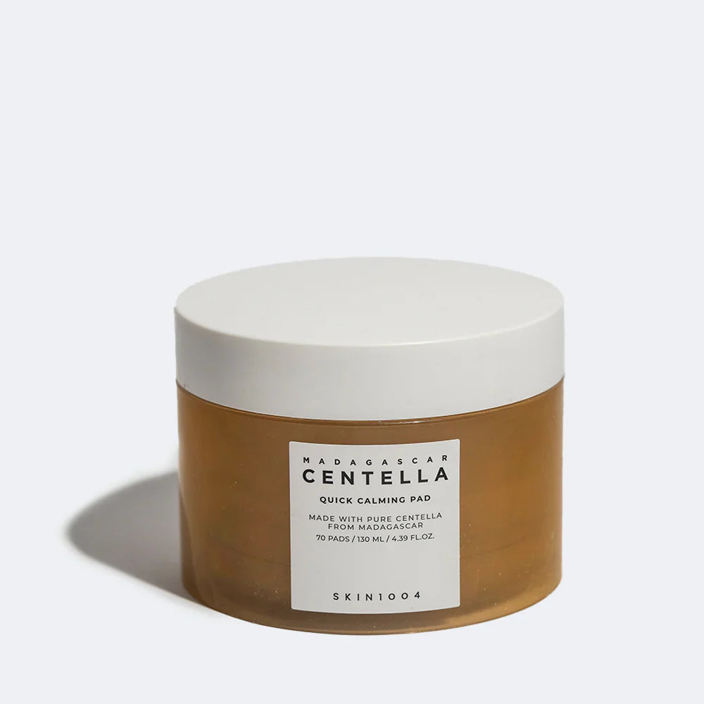 CENTELLA - SKIN1004 Madagascar Centella Quick Calming Pad 70 Pads 130ml - Quick Soothing Effect for Sensitive Skin