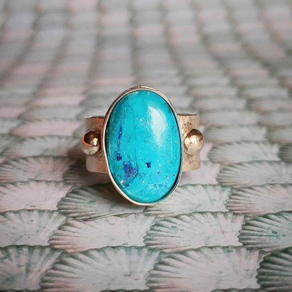 Anillo Celeste Ajustable