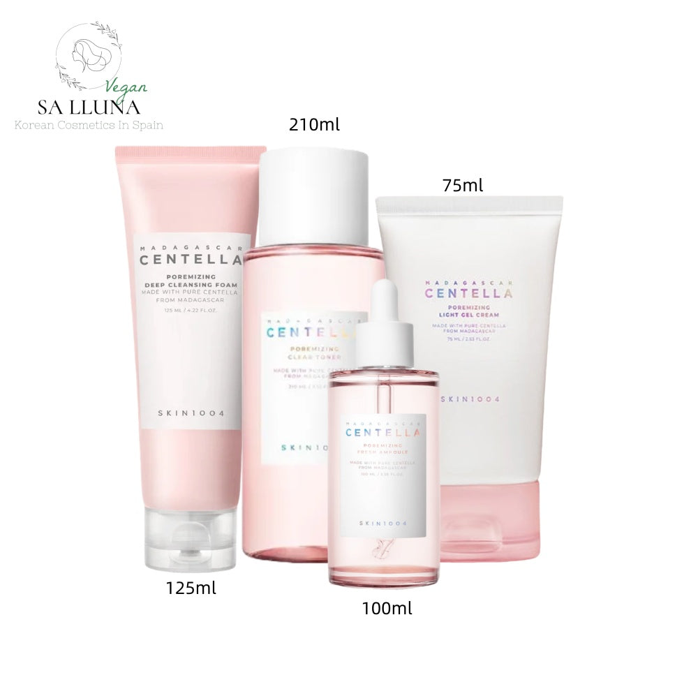 Pack SKIN1004 Centella Poremizing – Rutina Completa para Minimizar Poros y Purificar la Piel (4 productos)