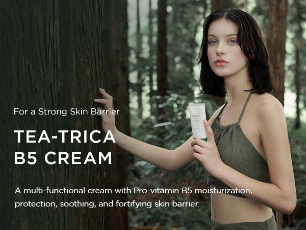 SKIN1004 Tea-Trica Crema Facial Calmante con Centella y Árbol de Té – Cuidado Antiacné para Piel Grasa o con Imperfecciones 75ml