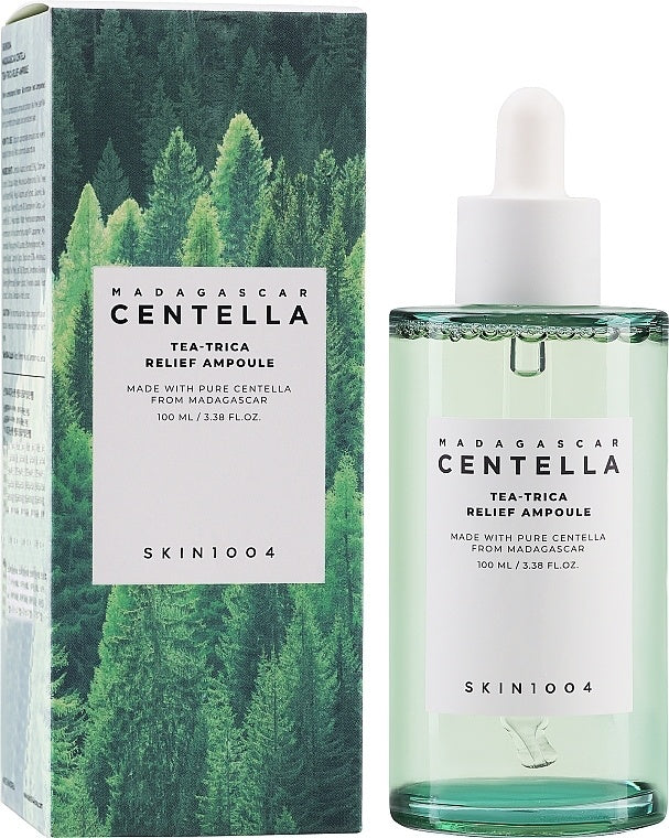 SKIN1004 Centella Tea-Trica Relief Ampoule – Suero Calmante Antiimperfecciones 100ml