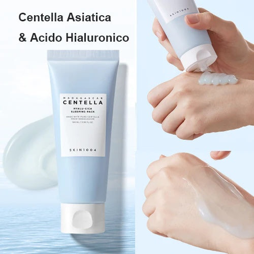 SKIN1004 - Rutina Intensa de Hidratación con Centella + Ácido Hialurónico 🌀 4Productos | Piel Seca/Deshidratada | Reparación de Barrera | 100% Vegano"