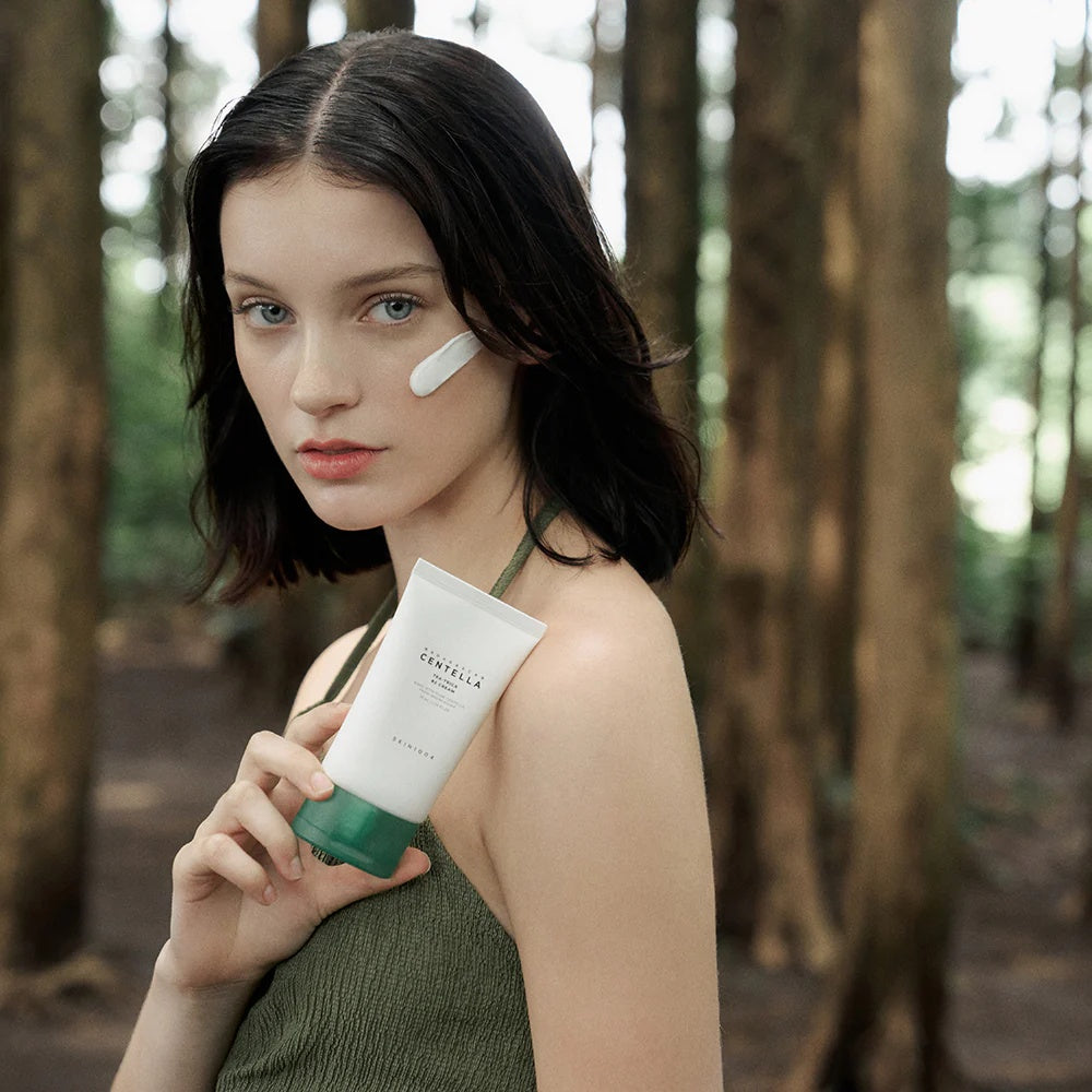 SKIN1004 Tea-Trica Crema Facial Calmante con Centella y Árbol de Té – Cuidado Antiacné para Piel Grasa o con Imperfecciones 75ml