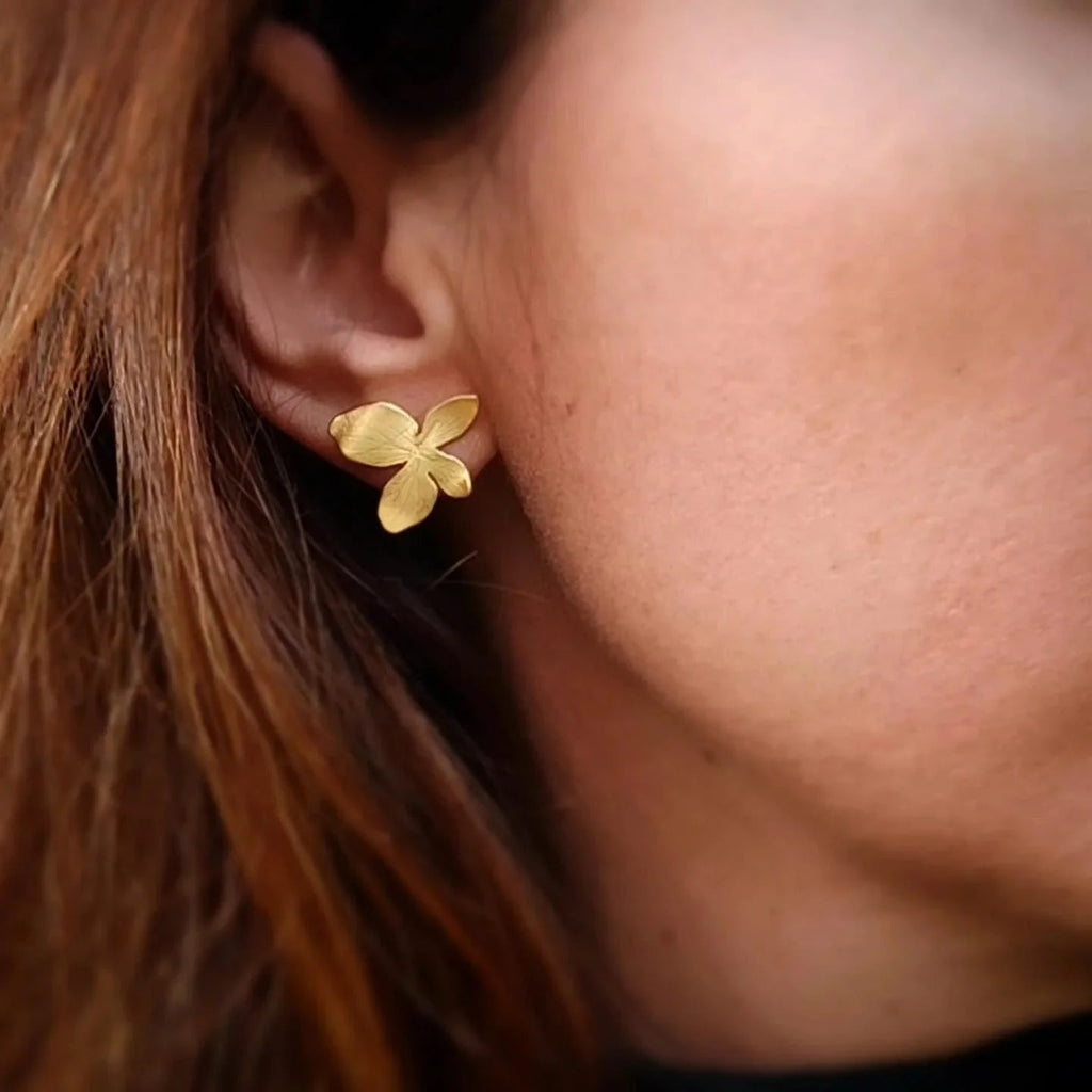 Pendientes Flor de Hortensia