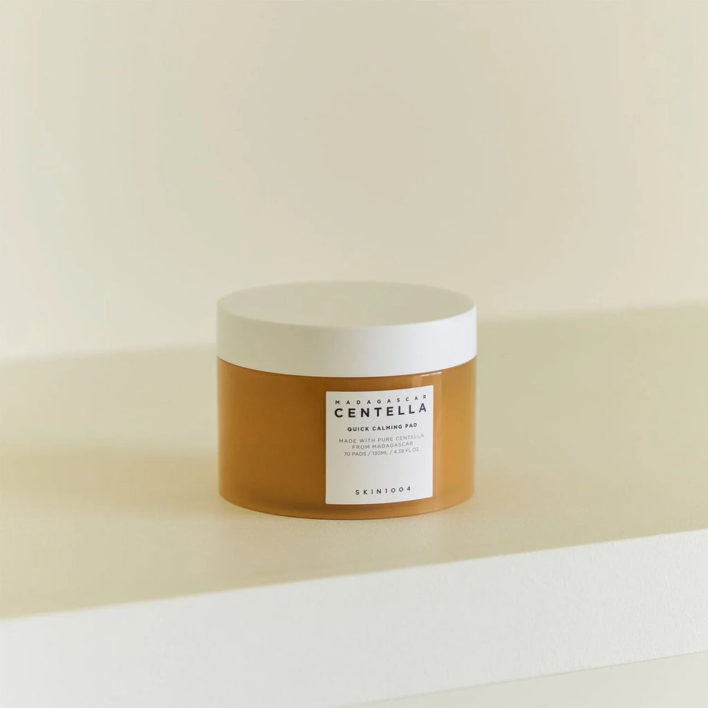 CENTELLA - SKIN1004 Madagascar Centella Quick Calming Pad 70 Pads 130ml - Quick Soothing Effect for Sensitive Skin