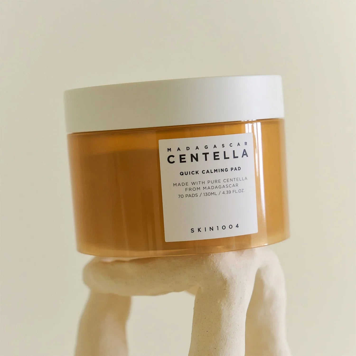 CENTELLA - SKIN1004 Madagascar Centella Quick Calming Pad 70 Pads 130ml - Quick Soothing Effect for Sensitive Skin